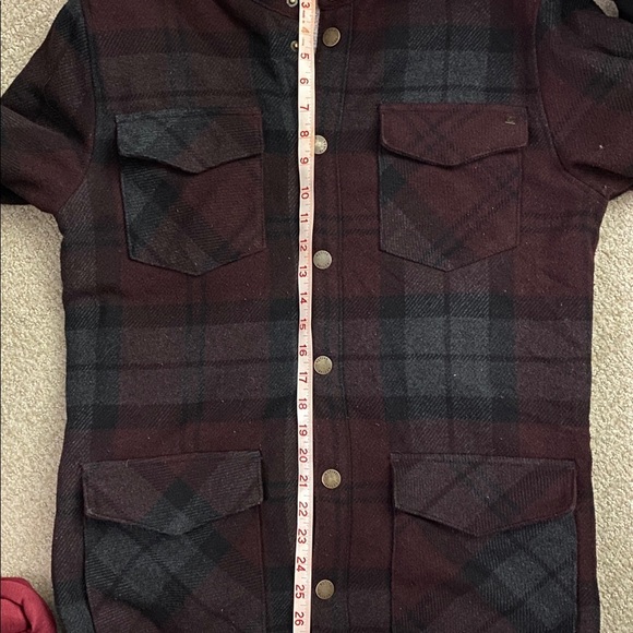 Active RS Plaid Jacket Sherpa Lined Size Medium - Picture 7 of 8